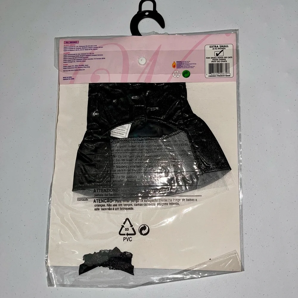 NIBag French Maid Pet Costume